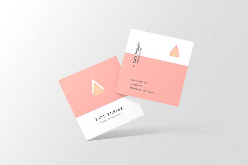 Square Business Card Mockup 4566160 4 Square Business Card Mockup 4566160 Download Now Free