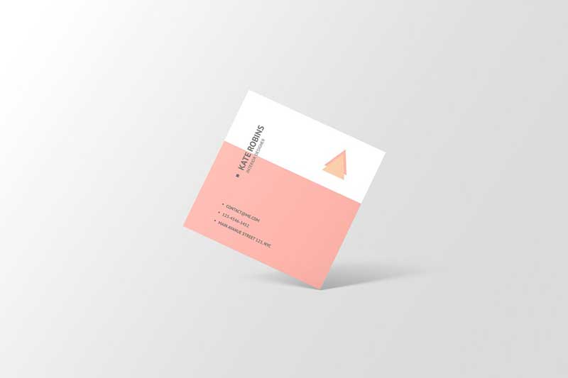 Square Business Card Mockup 4566160 5 Square Business Card Mockup 4566160 Free