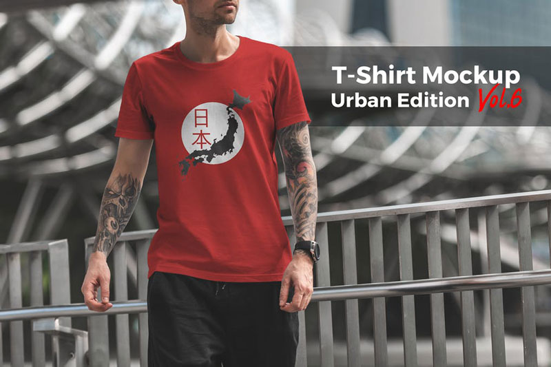 T shirt Mockup Urban Edition 6