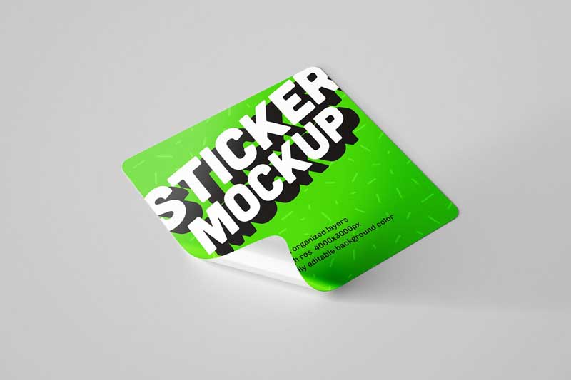 18 Styles - Sticker Mockup Set 4753794 2 18 Styles Sticker Mockup Set Download Free