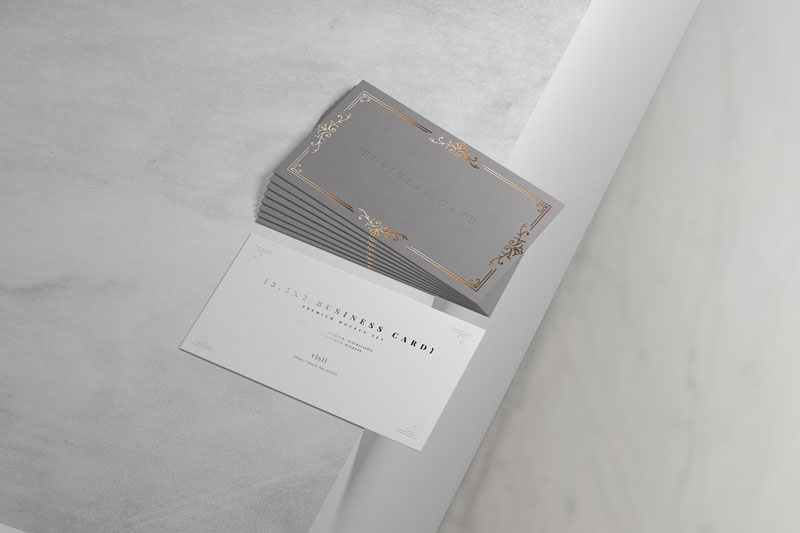 18x Business Card Mockups 4764539