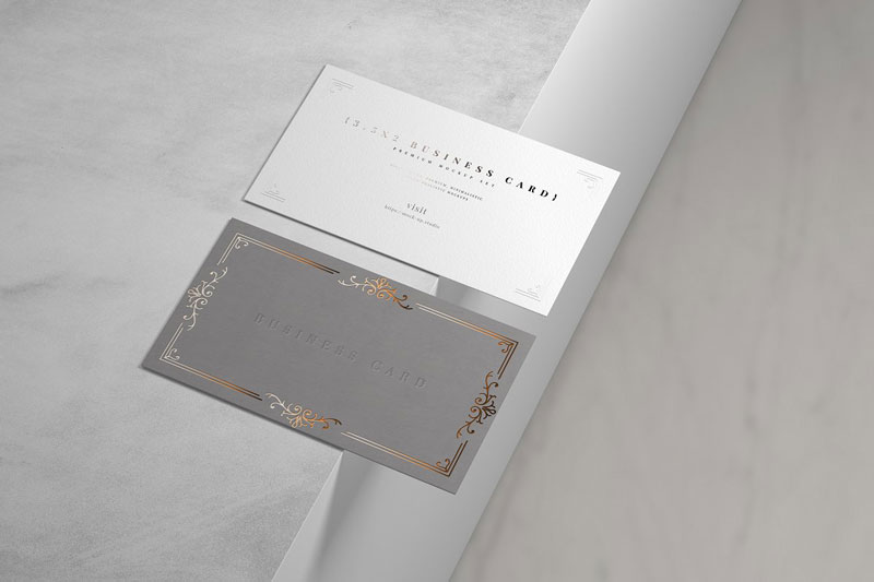 18x Business Card Mockups 4764539
