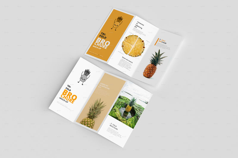 3-Fold (Tri-Fold) Brochure Mockups 26039647