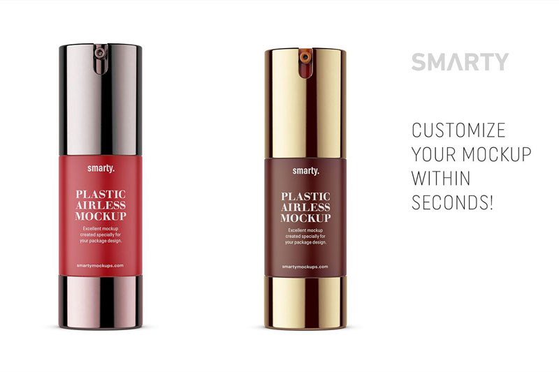 Airless bottle mockup 30ml 4708233 Airless bottle mockup 30ml 4708233