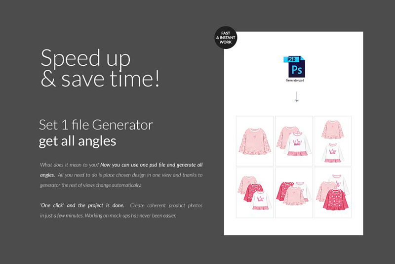 Baby Longsleeve with Flounce Mock-up 4662103 Baby Longsleeve with Flounce Mock-up 4662103