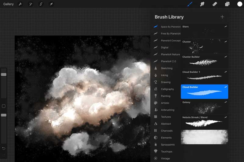 Clouds & Space - procreate brushes 4536290 Clouds & Space - procreate brushes 4536290