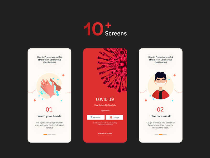 Covid 19 UI Kit Covid 19 UI Kit