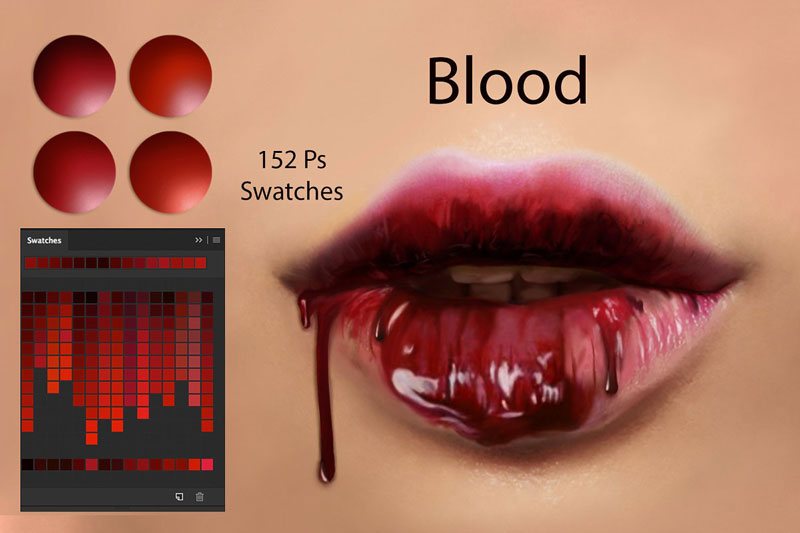 Creativemarket Blood Swatches 2879560 Free