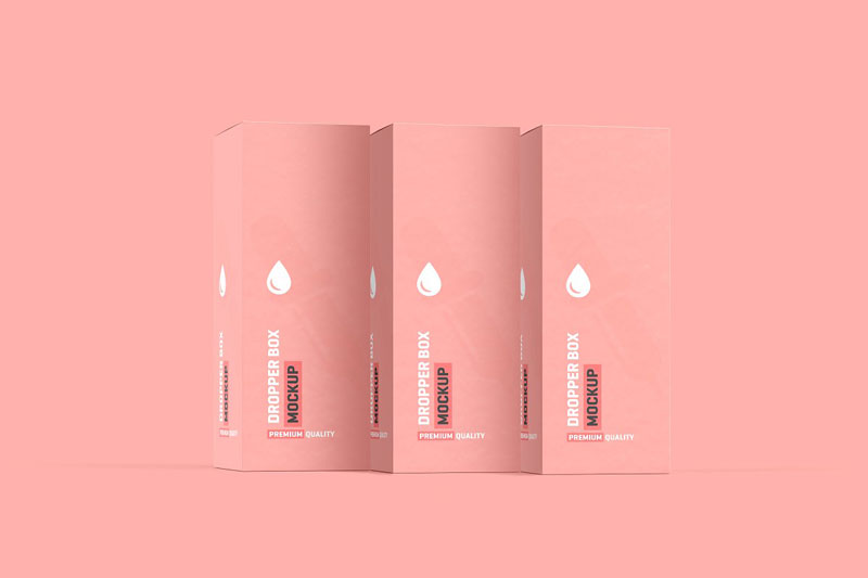 Dropper Bottle Packaging Mockup 4184896