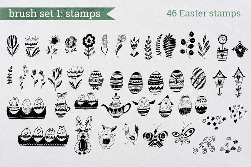 Easter brush box for Procreate 4745348 Easter brush box for Procreate 4745348