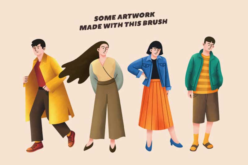 Esteros Procreate Illustration Brushes Esteros Procreate Illustration Brushes