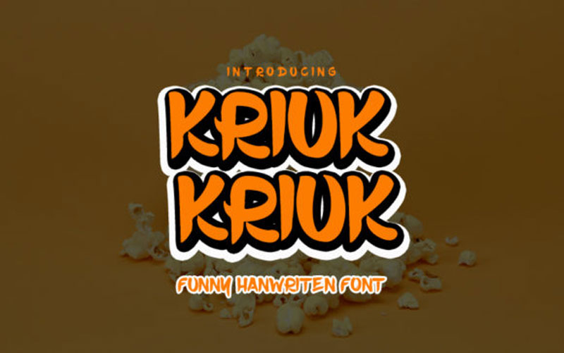 Kriuk Kriuk Font Family Free