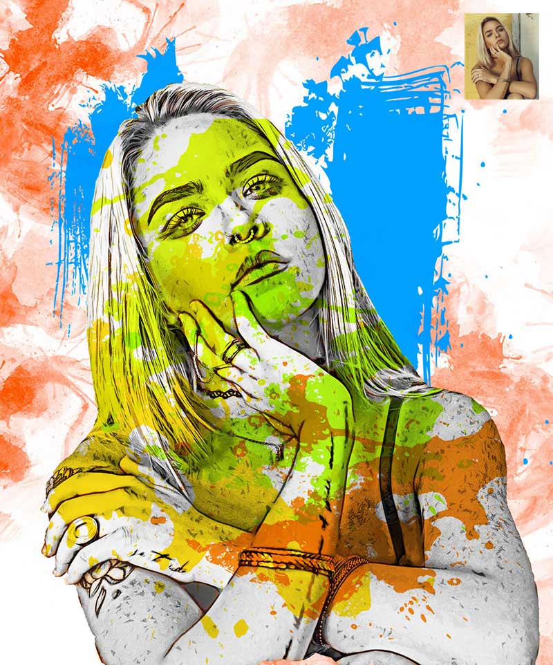 Modern Art Photoshop Action 26067958 Modern Art Photoshop Action 26067958