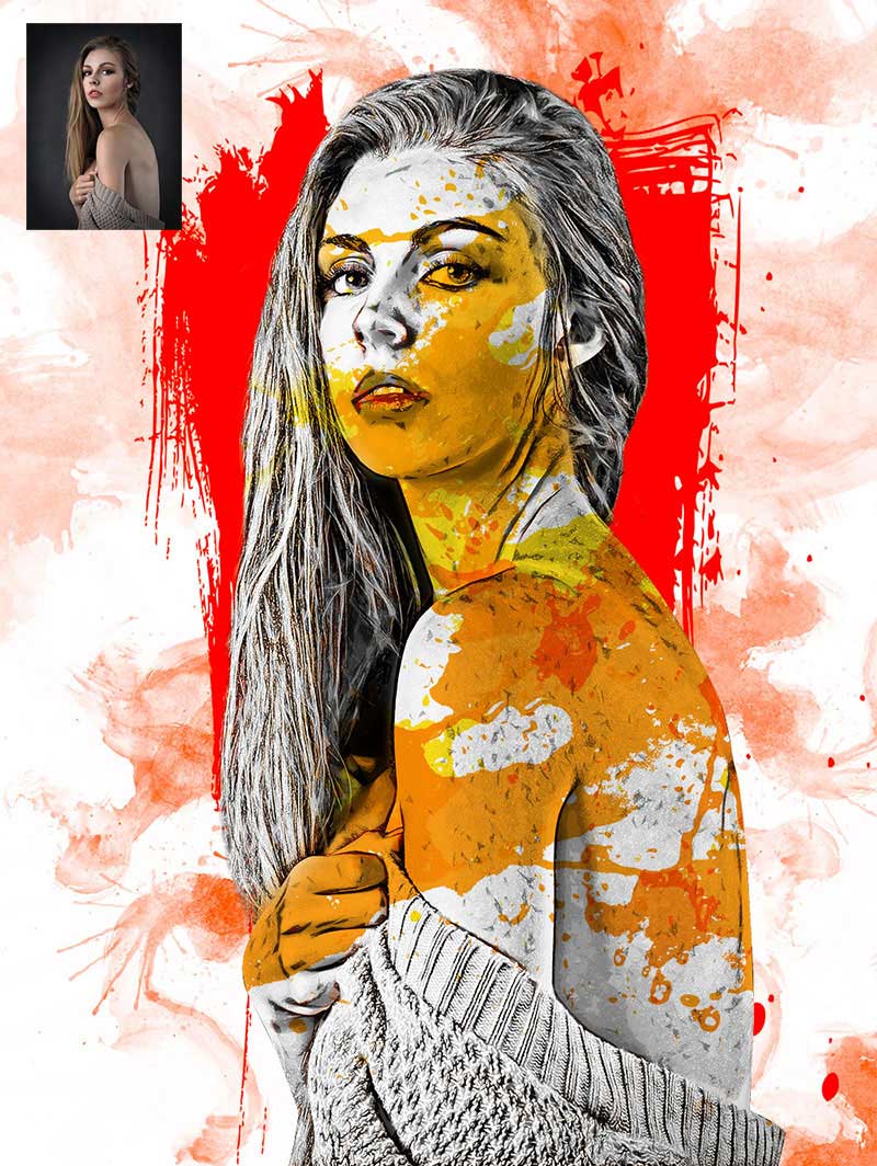 Modern Art Photoshop Action 26067958 Modern Art Photoshop Action 26067958