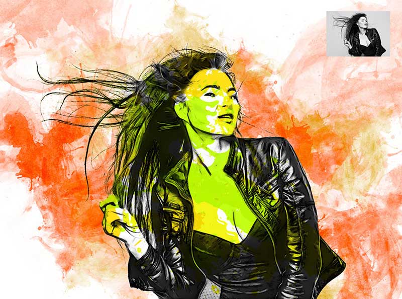 Modern Art Photoshop Action 26067958 Modern Art Photoshop Action 26067958