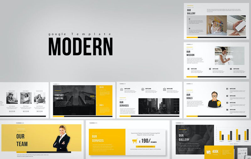 Modern Powerpoint252C Keynote and Google Slides Templates