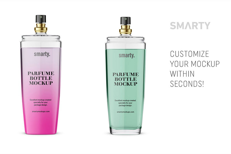 Parfume bottle mockup 4707450