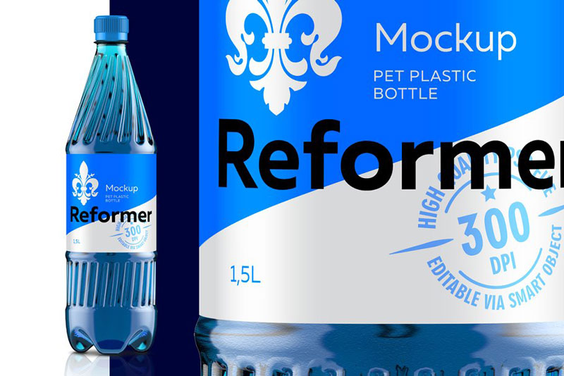 Pet Plastic Bottle Mockup