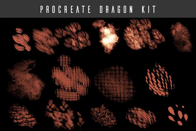 Procreate Dragon Brush Kit 4649727 Procreate Dragon Brush Kit 4649727