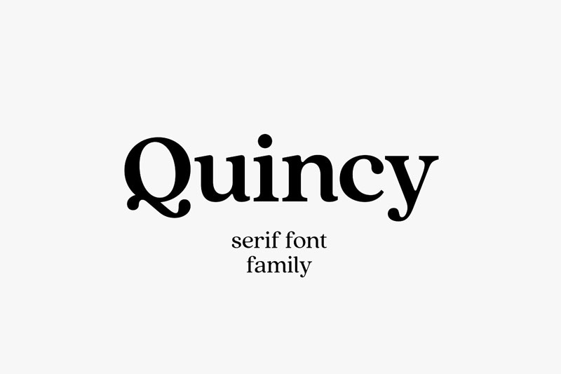 Quincy C Vintage Serif Font Family