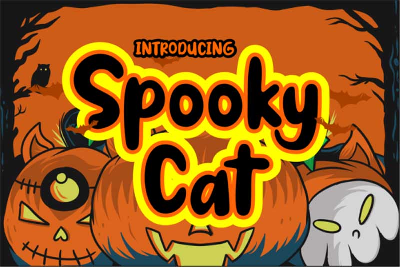 Spooky Cat Font Family
