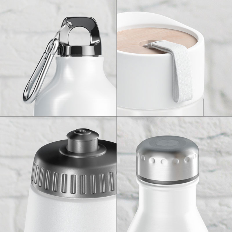 Sport Bottles Mockups Set 3
