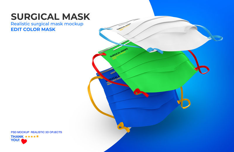 Surgical Mask Mockup