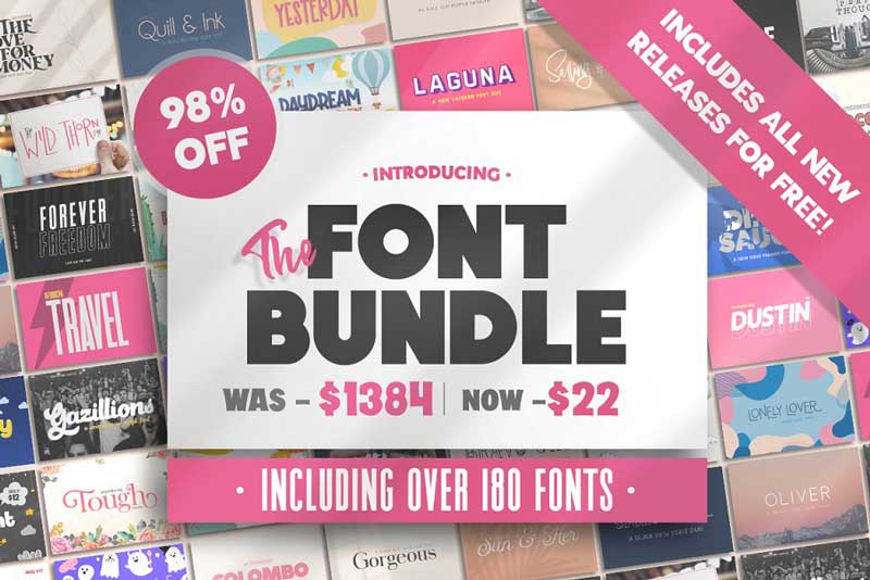 The HUGE Font Bundle 4140013 Free