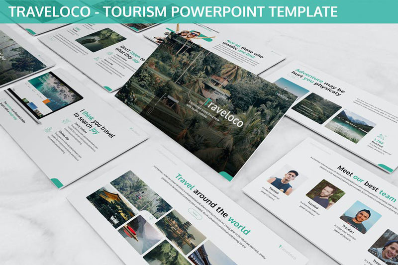 Traveloco Tourism Powerpoint Template