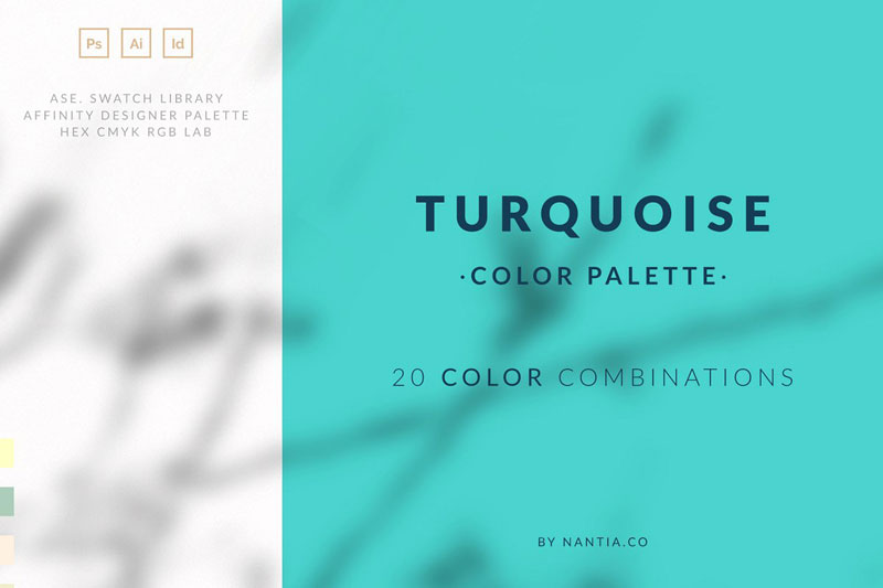 Turquoise color palette 4028702