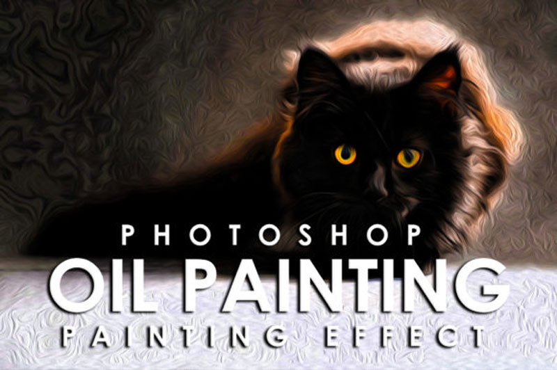 Vibrant Oil Painting Photoshop Action