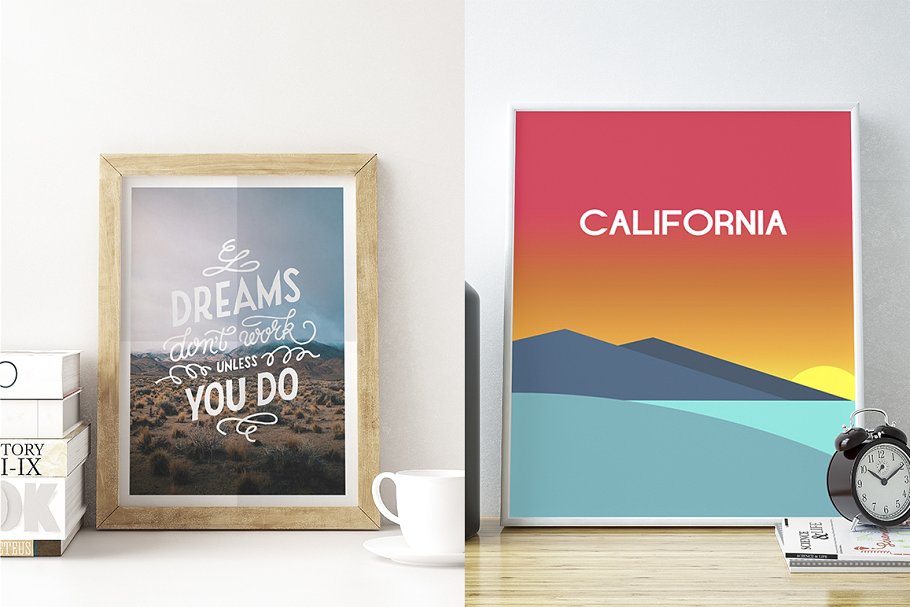 Poster Frame Mockup Set