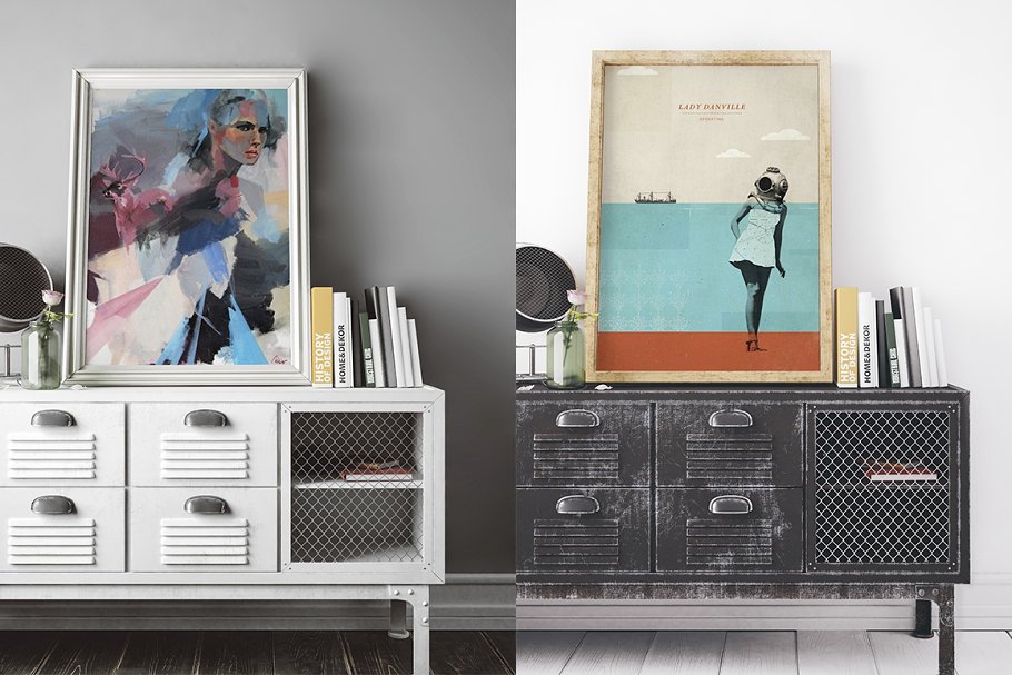 Poster Frame Mockup Set