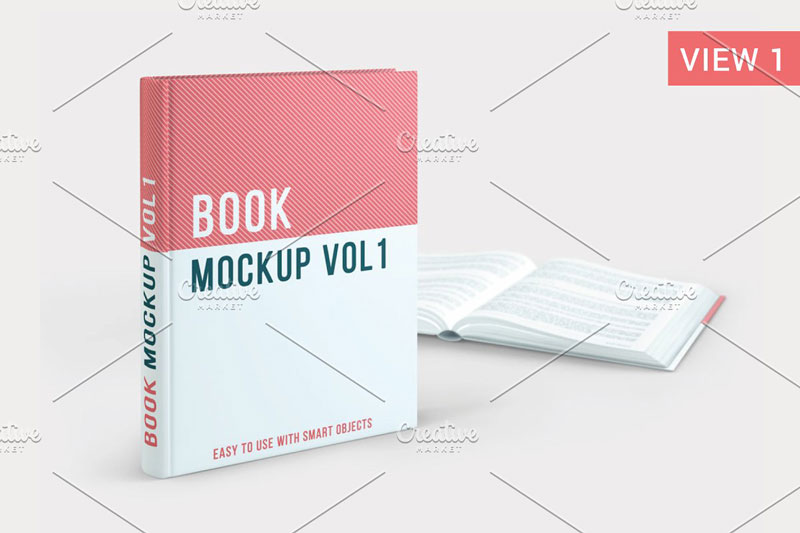 Creativemarket - Books Mockup Creativemarket - Books Mockup