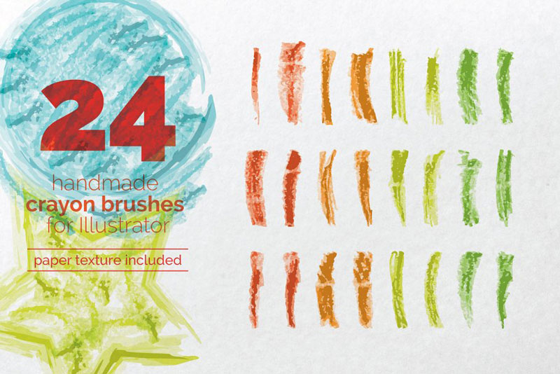 Handmade Crayon Brush Set 217513