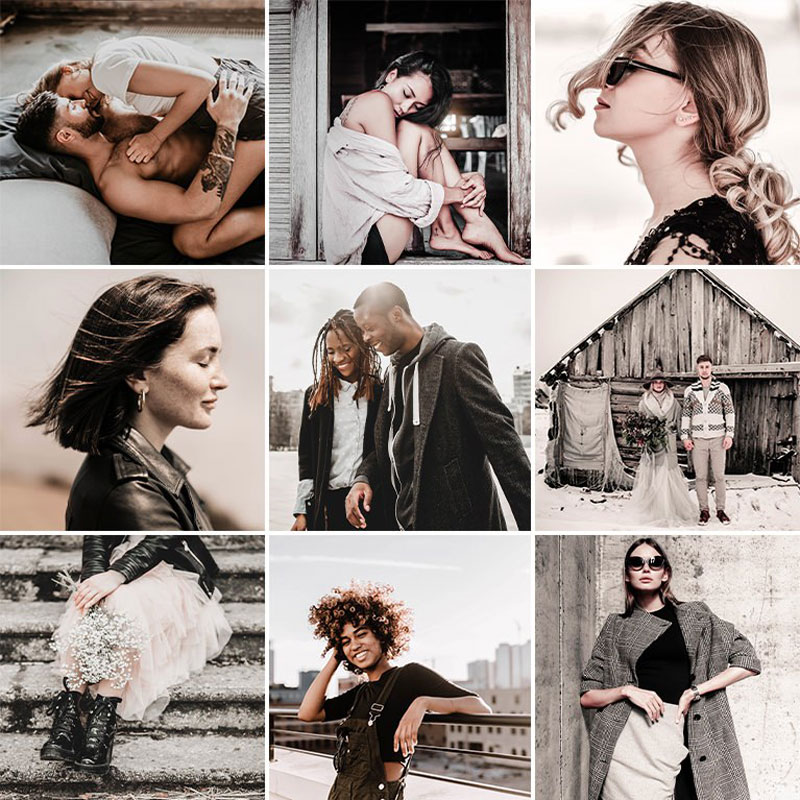 Vibrant Blacks Lightroom Presets for Classic 2526 Mobile