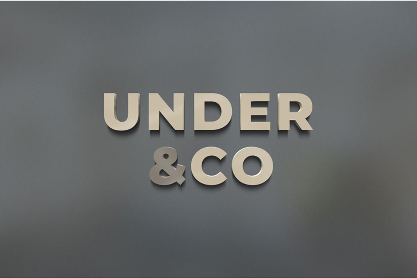 Awesome 3d Logo Mockup