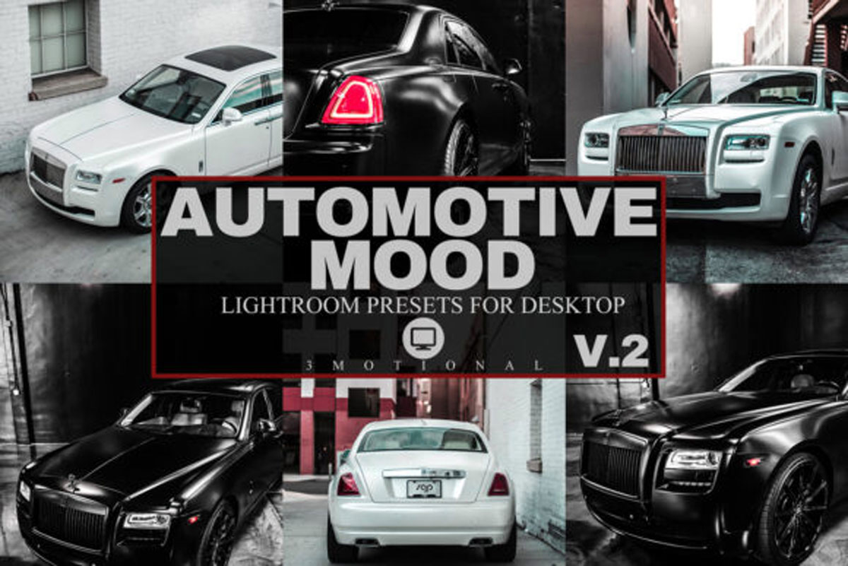 15 Automotive Mood Lightroom Presets V.2 4570092