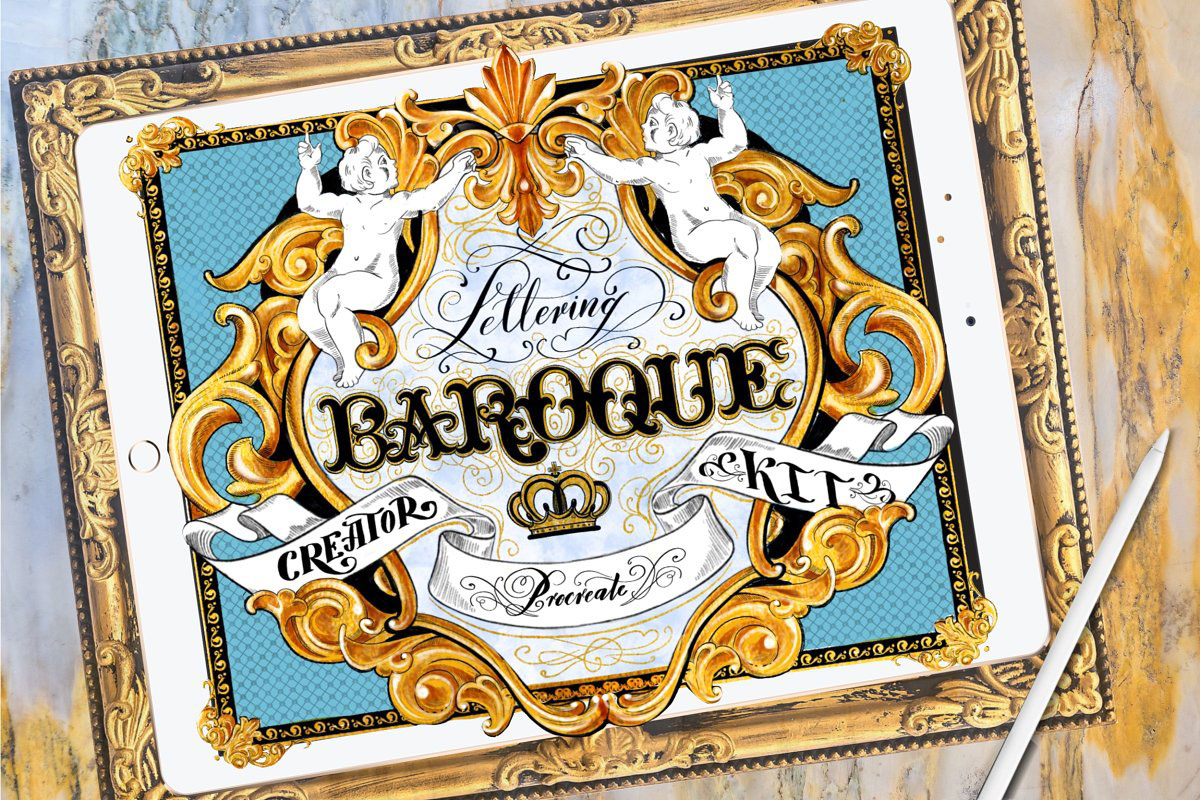 Baroque Lettering Creator Kit 4185029