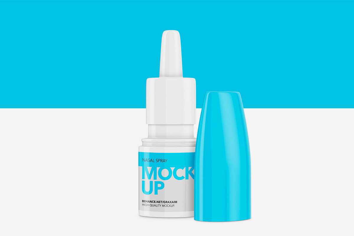CreativeMarket - Nasal Spray - Mockup - Open 4823532
