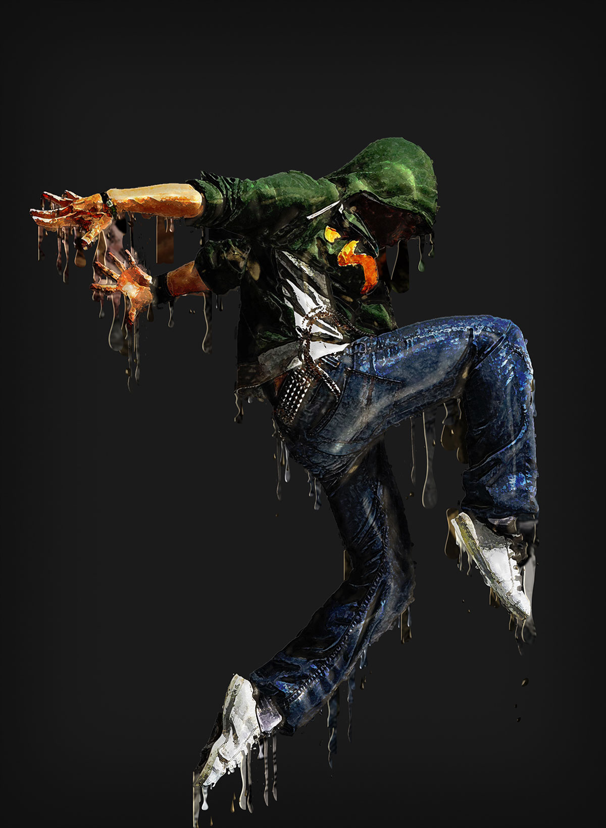 Dripping Paint Photoshop Action Vol 1 27591465