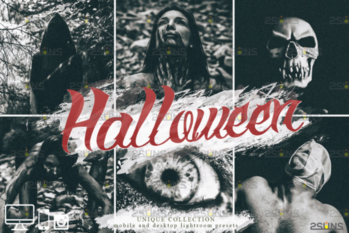Halloween Presets: Black&White Lightroom 4541215
