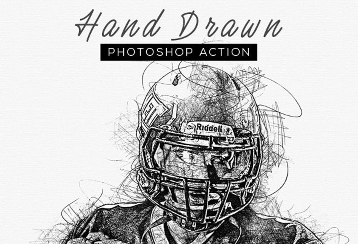 Hand Drawn Photoshop Action 26442003