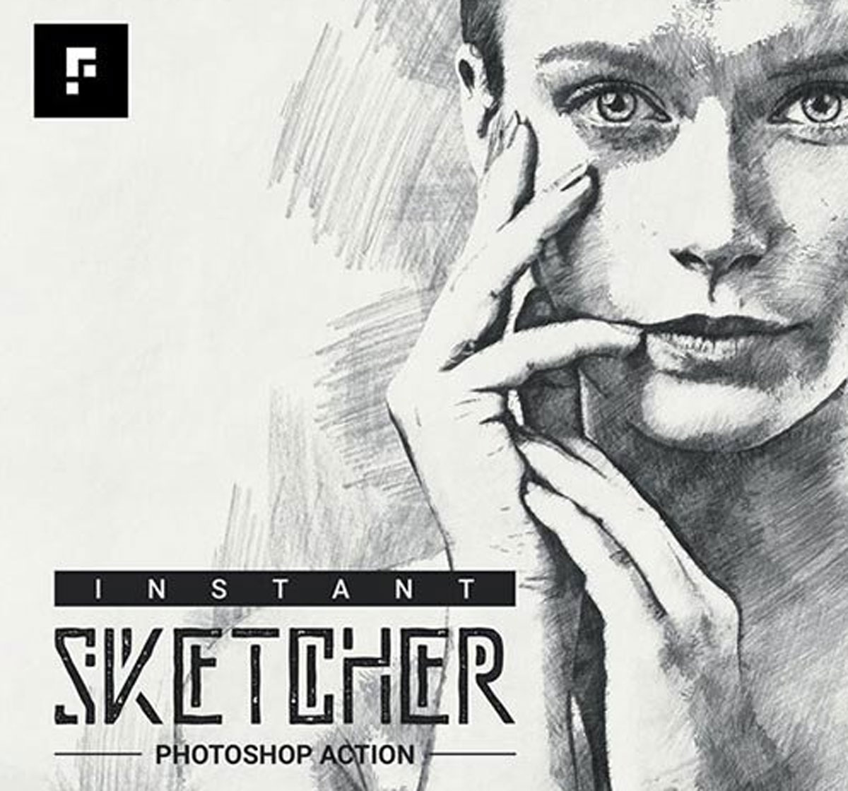 Instant Sketcher Photoshop Action 27659405