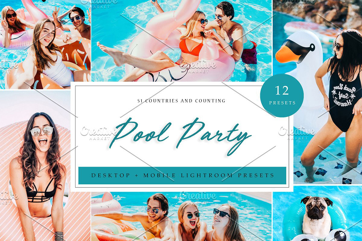 Lightroom Presets | Pool Party Theme 5039572