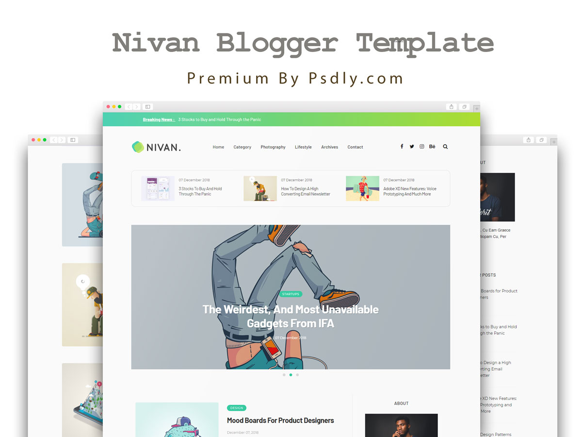 Nivan-Blogger-Template-Premium-Free