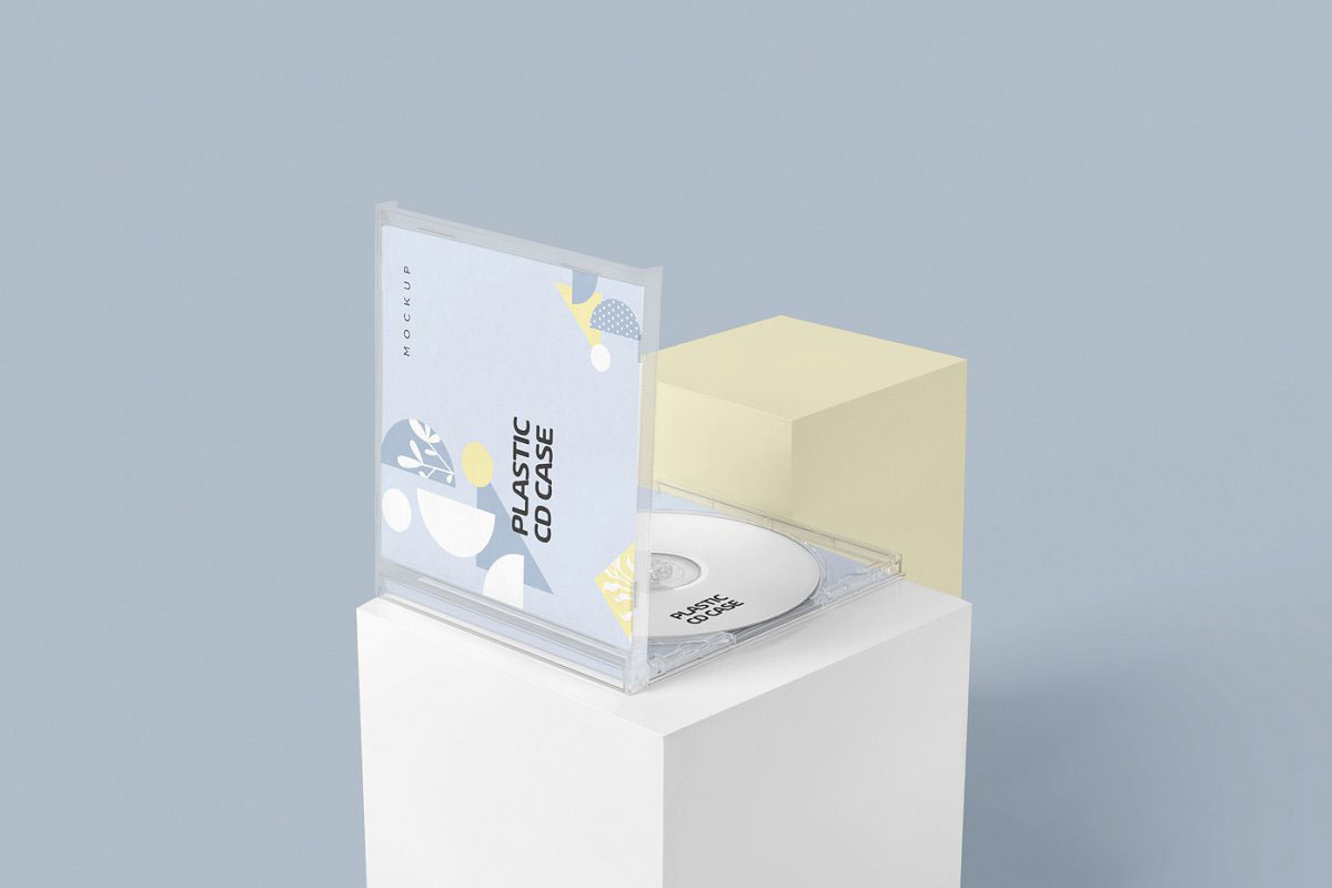 Plastic CD & Jewel Case Mockups 4646644
