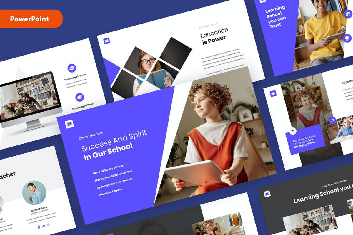 QUIPLE - Education Powerpoint Template 3LBC5KP