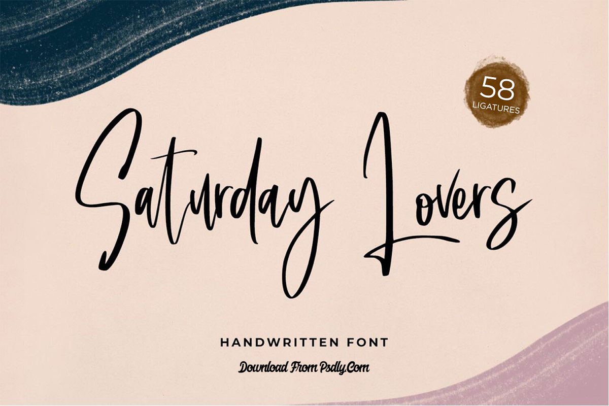 Saturday Lovers - Classy Handwritten