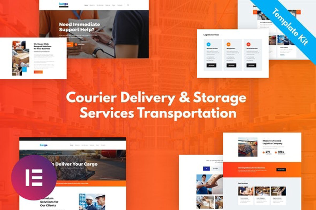 ThemeForest Kargo Delivery Storage Template Kit 27035960